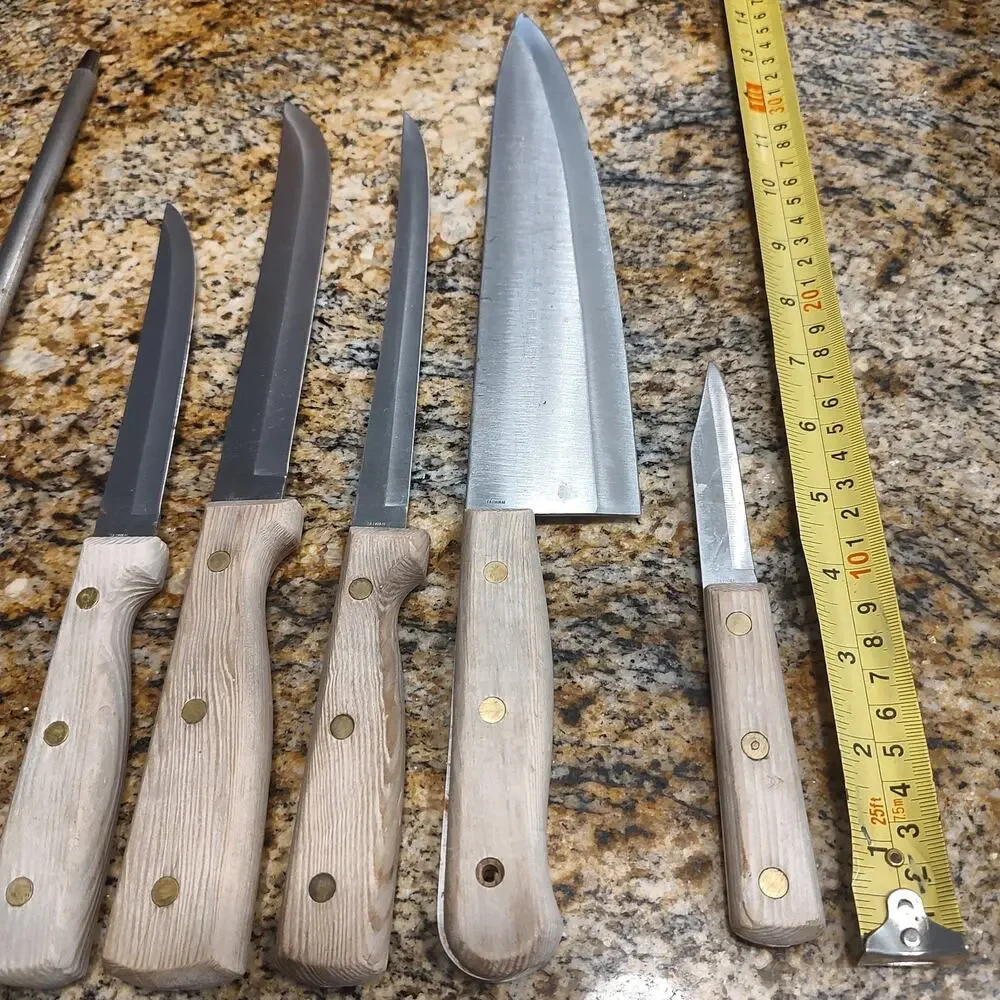 Carvel Haul 6-Piece Knife Set with Block Hi-Carbon Stainless Steel